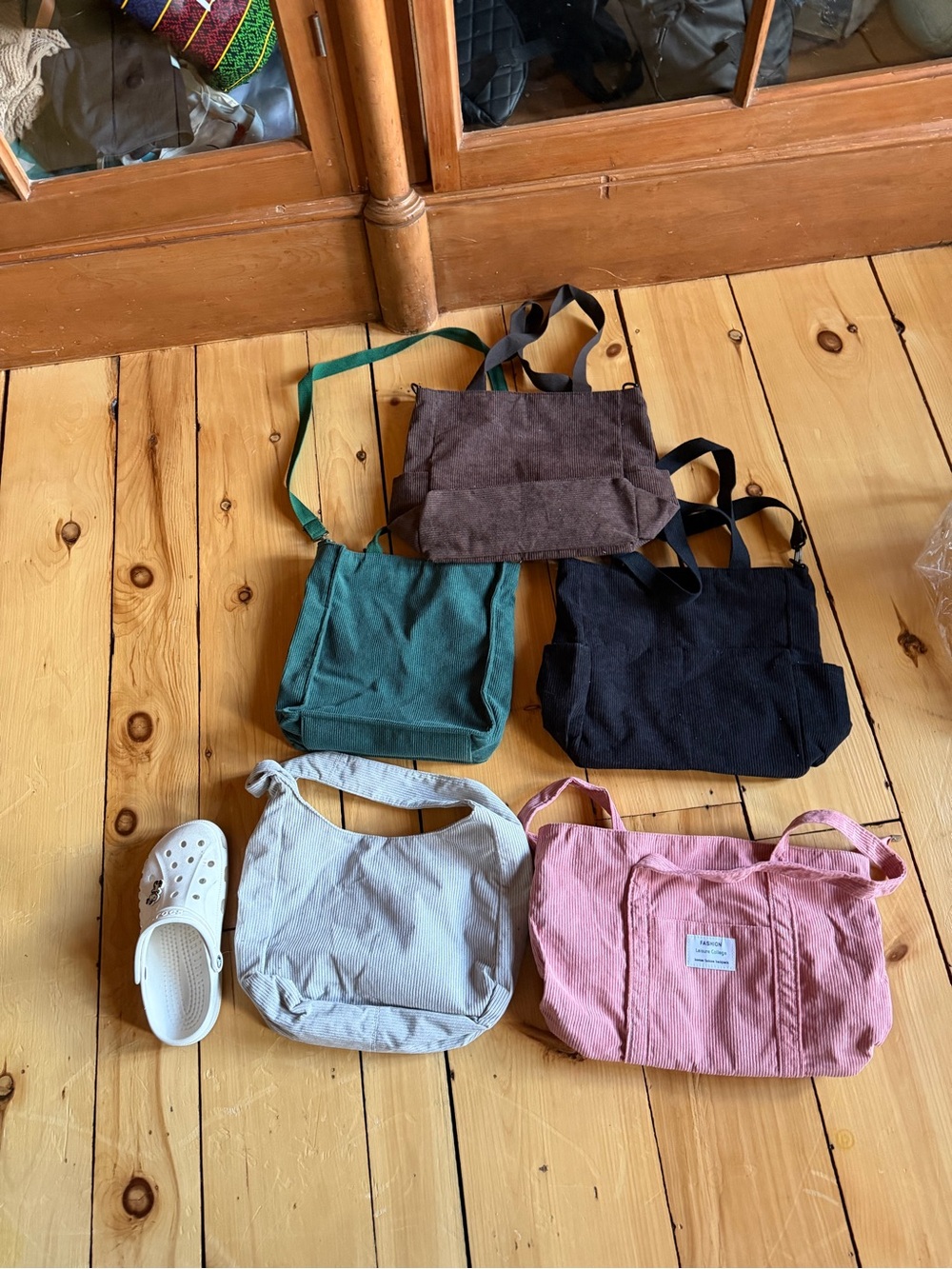 Everyday Canvas bags lot of 5, all 5 for 25$